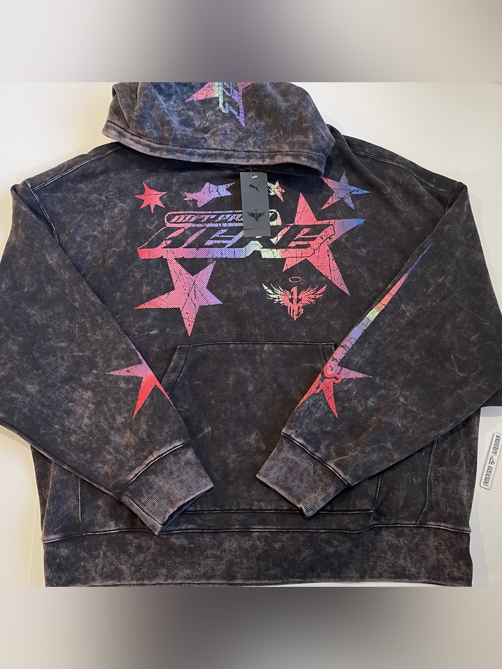 Puma LaMelo Star Vision Hoodie Sweatshirt Mens Black